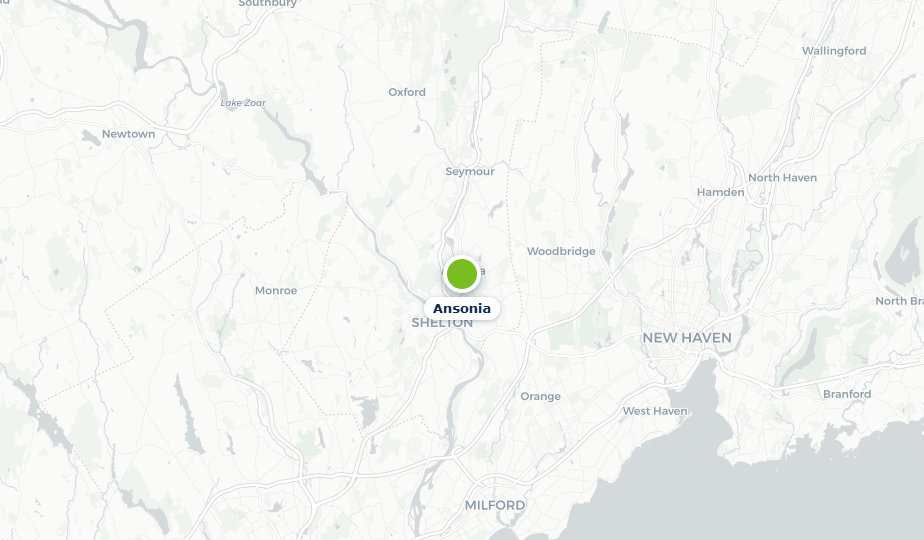 Map of Justin’s locations