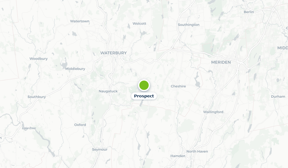 Map of Kelli’s locations